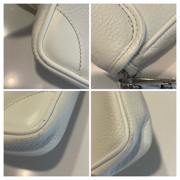 Burberry Classic Clutch Wristlet Bag in White main image 10